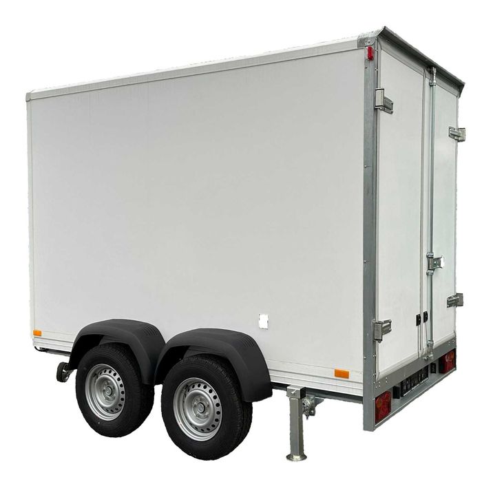 Remorca FURGON, CAROSATA NOUA de la 2.6m-3m MMA 1.3t-2.7t, carte RAR