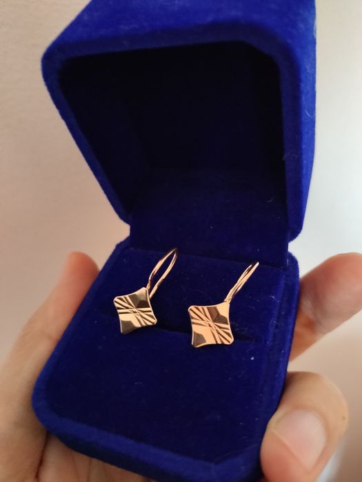 Советские серьги 583 пробы