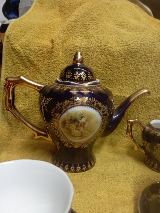 Продам чайный сервиз СССР кобальт