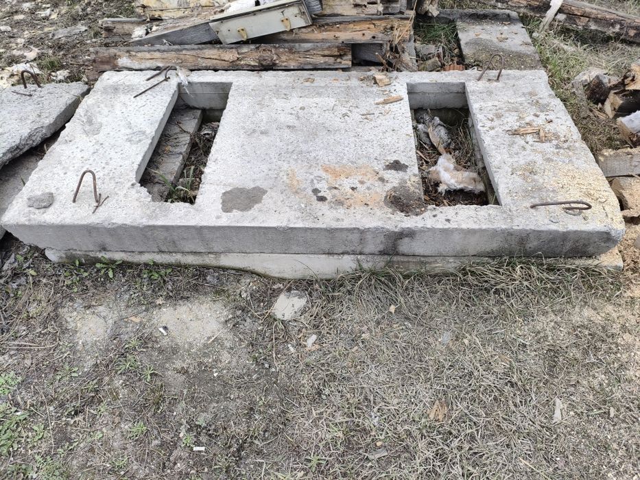 Жб плита с проемами.