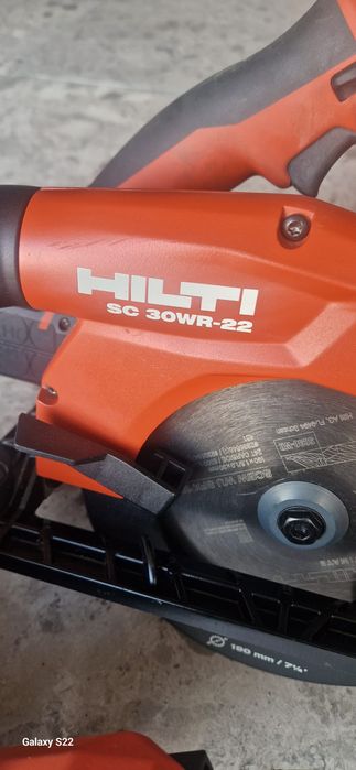 Hilti circular pe acumulator