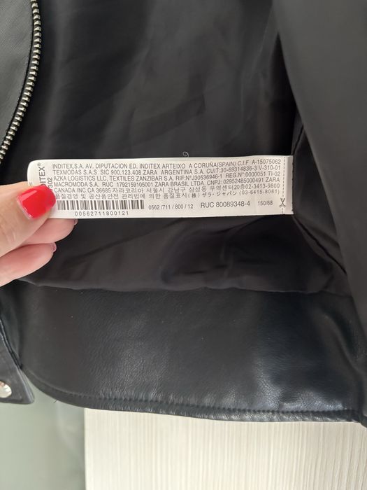 Geaca piele ecologica Zara