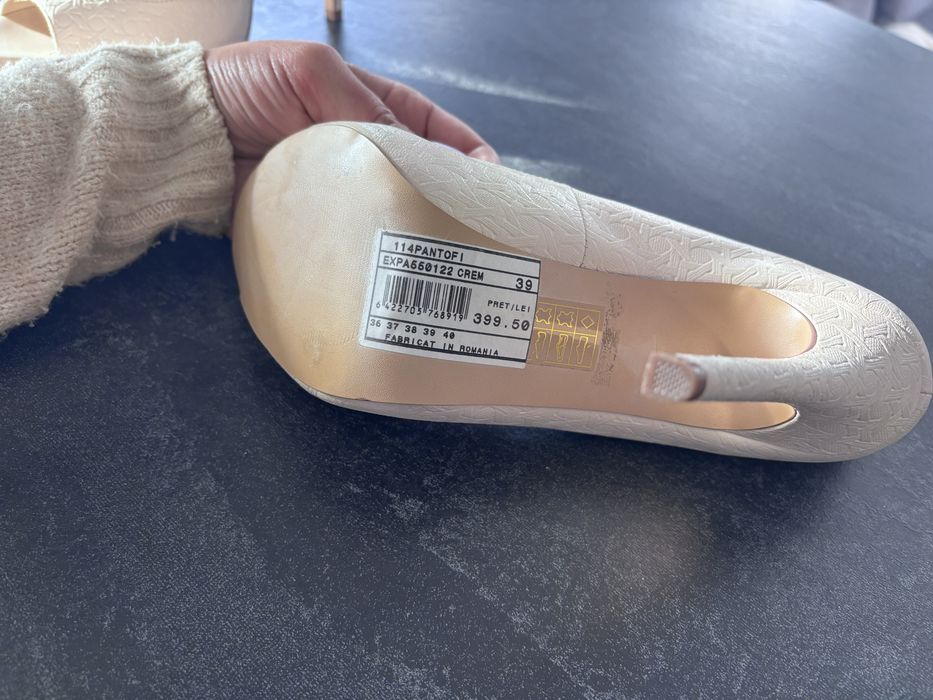 Pantofi dama piele