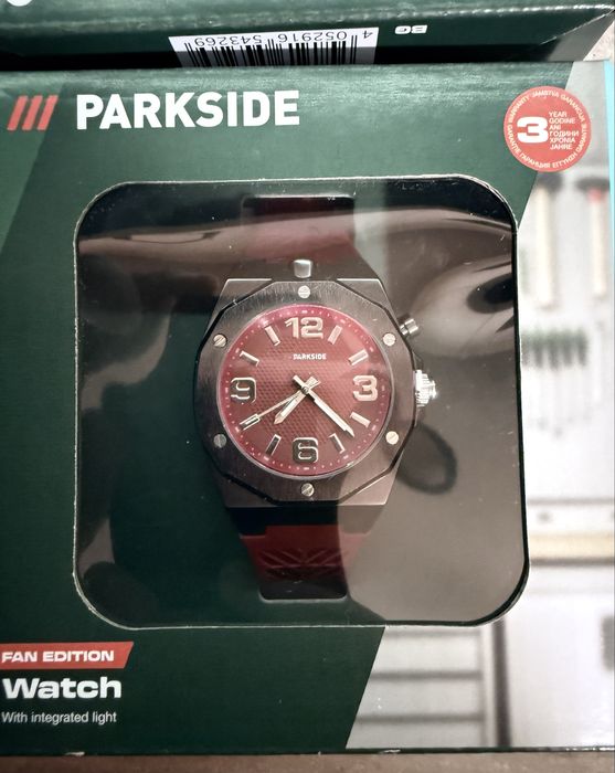 Ръчен часовник PARKSIDE със силиконова каишка 3г. гаранция