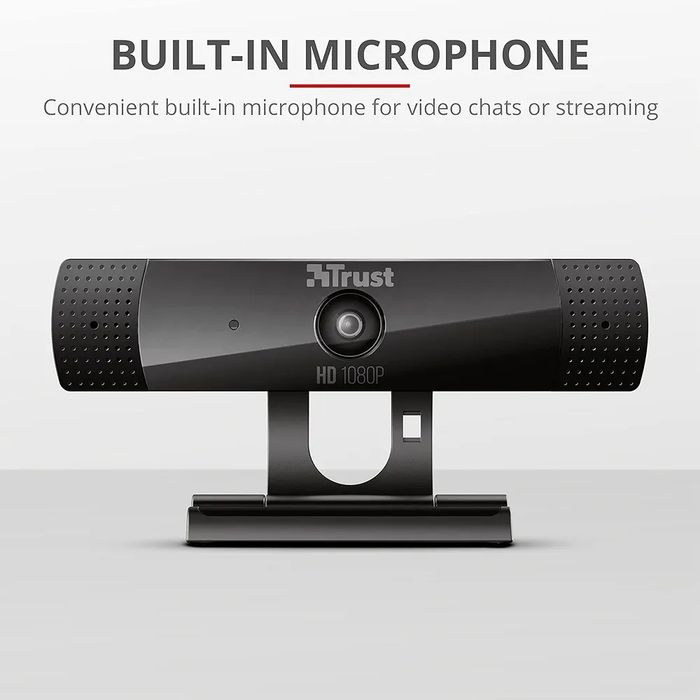Camera Web Trust GXT1160 Vero, 8MP, FullHD 1080P, microfon, USB