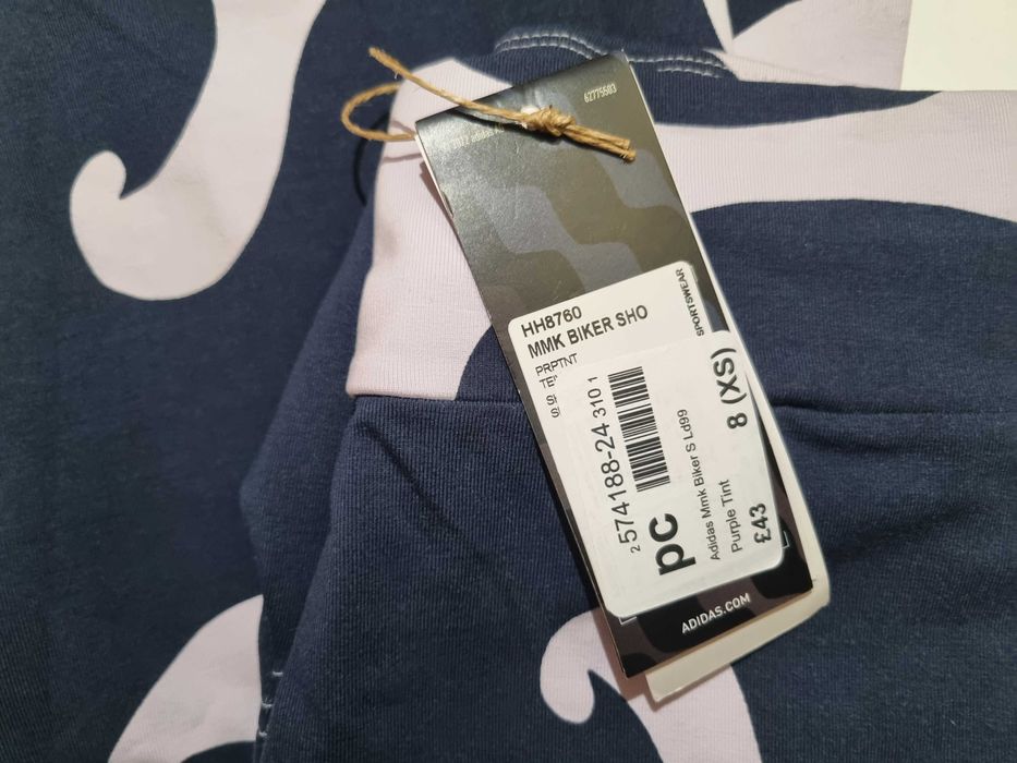 Дамски клин Адидас Adidas х Marimekko размер XS в синьо и лилаво