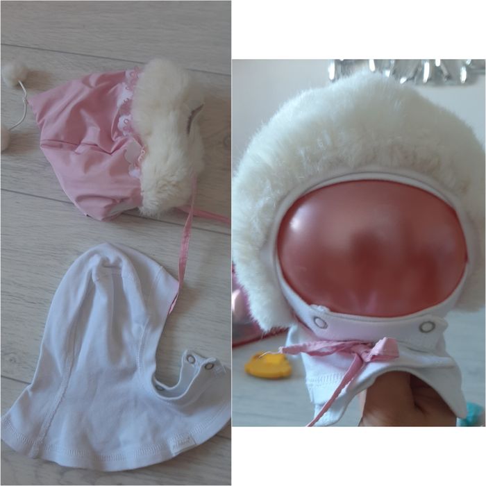 Зимний комбинезон. Шапочки.