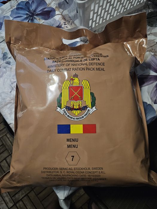 MRE românesc meniu 7