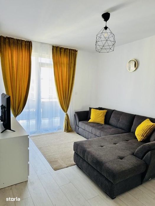Apartament 1 camera, decomandat, 35mp utili, mobilat modern in Giroc