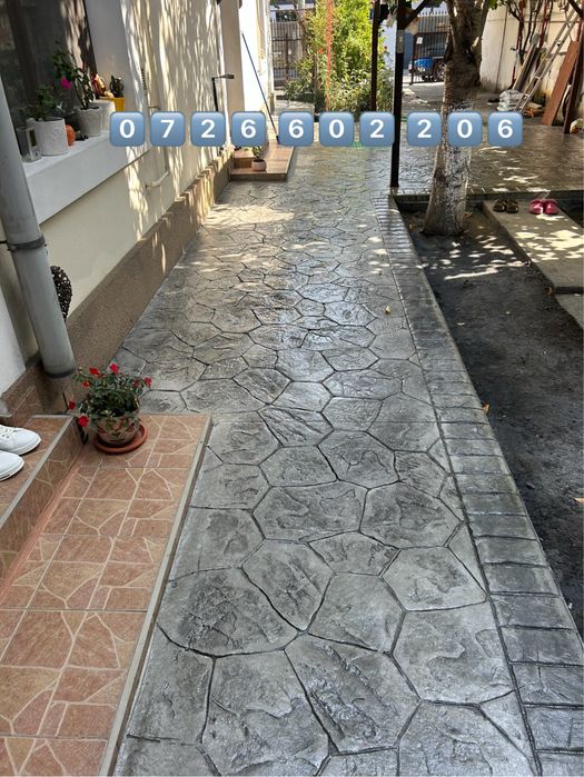 Beton Amprentat Targu Jiu/Motru/Filiasi