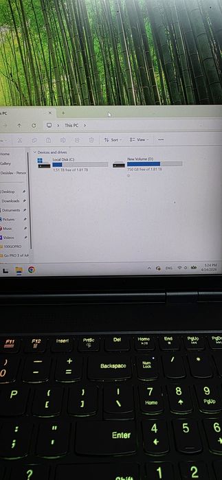 RTX 3080 16GB 4TB SSD 64GB Рам и Intel I9 - Lenovo Legion 7 16IHG6
