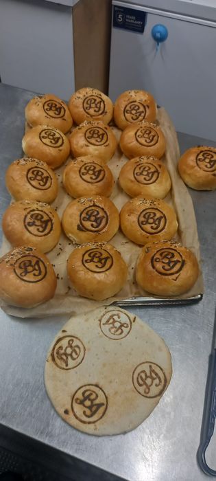 Dispozitiv imprimat chifle burgeri patiserie lipii