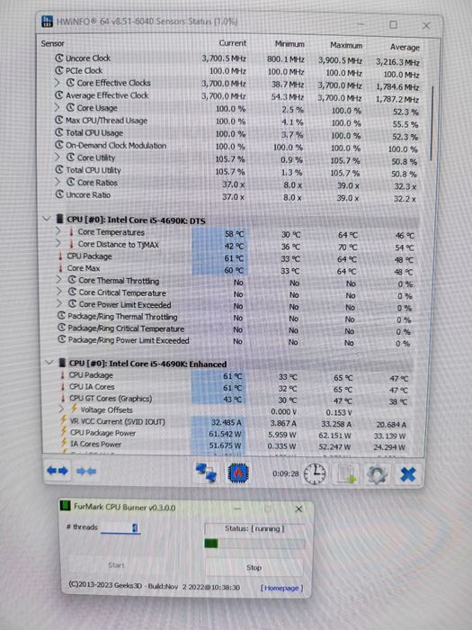 Геймърски компютър Intel Core i5-4690K | GTX 1070 8GB | 16GB RAM | 512GB SSD | Нови компоненти с гаранция