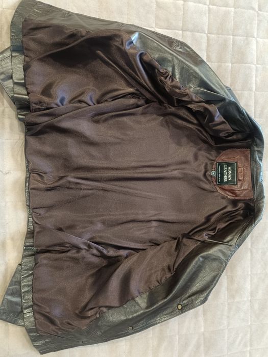 Пиджак из натуральной кожи