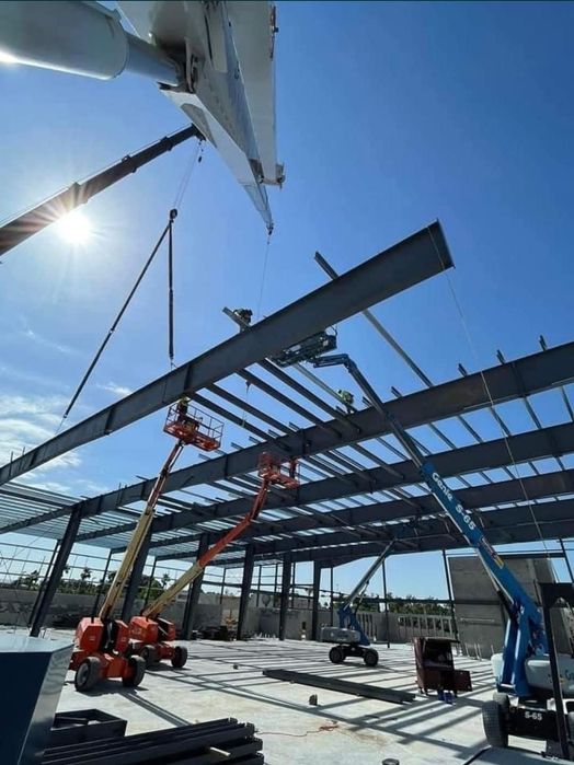 Confectionam hale metalice după proiectul clientului. Avans 0 %