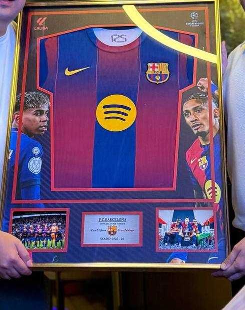 Новый дизайн формы Барселона в рамке 2025/26 (Barcelona KIT in frame)