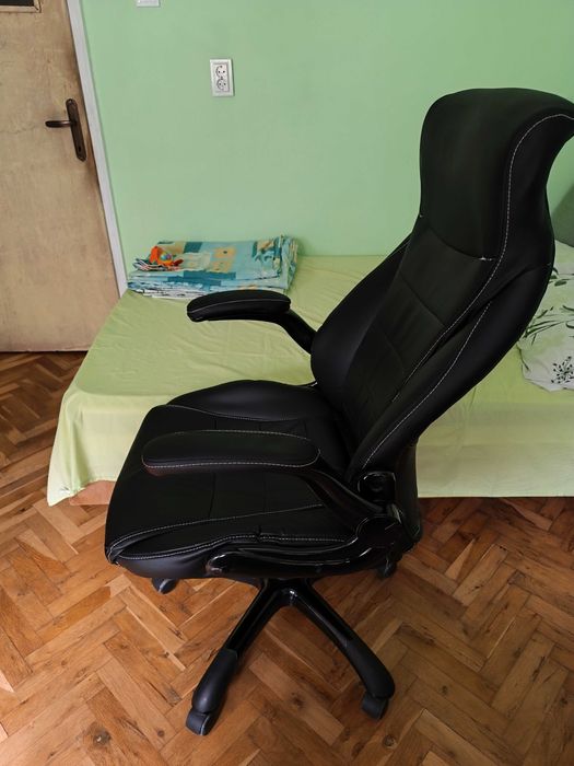 Офис Гейминг кожен стол