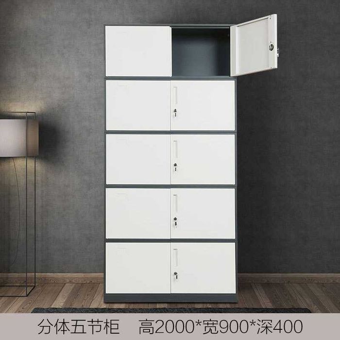 Офис учун металл китоб шкафи 0.8 мм, ҳар бир полка 50 кг гача