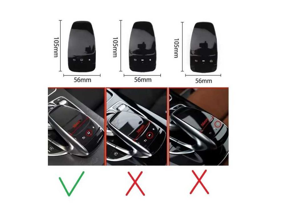 Капаче за управление на мултимедия Mercedes GLC W253 Pre-Face