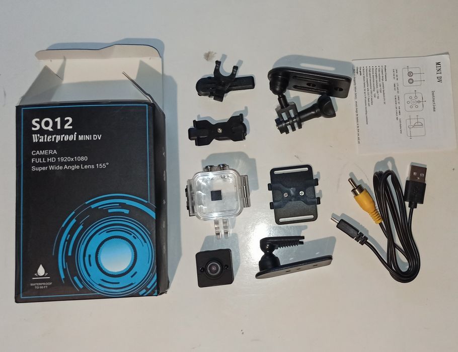 Мини спорт экшн видео камера видеорегистратор SQ12 экшен action