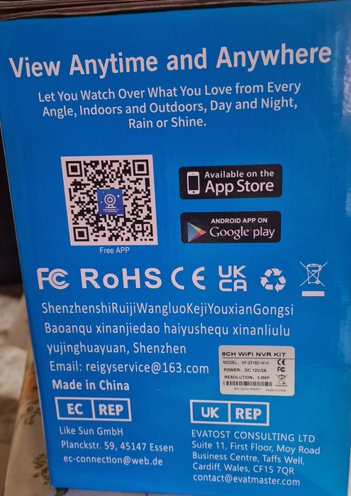 видеонаблюдение от REIGY 3MP WIFI