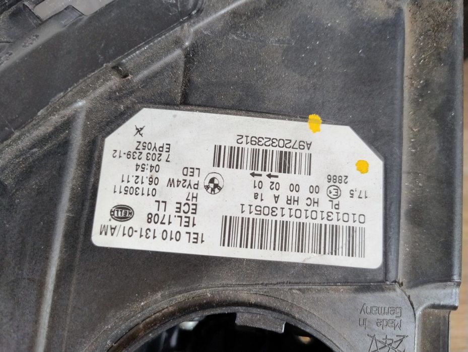 Оригинален Ляв фар Hella за BMW F10 F11