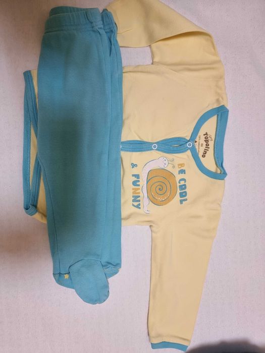 ЛОТ 5 бр Бебешки комплекти 0-3 месеца