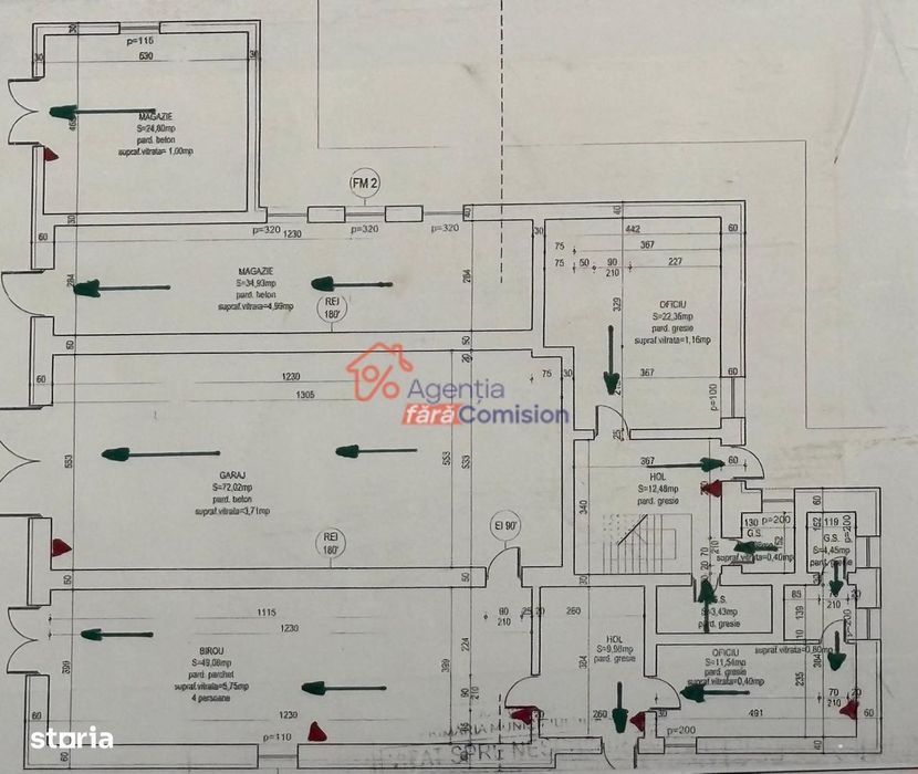 Spatiu Comercial/Depozitare, 270mp+1000mp parcare, Tatarasi