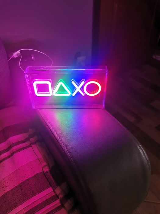 Lampa Decorativa Rgb playstation cu leduri