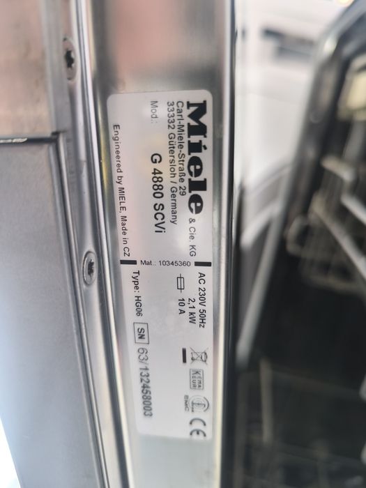 Съдомиялна Miele G 4880 SCVI - за вграждане на 45см.