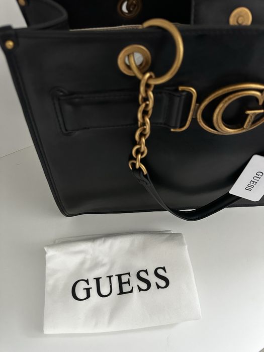 Geanta mare GUESS, Aviana Tote, neagra, noua - cu eticheta