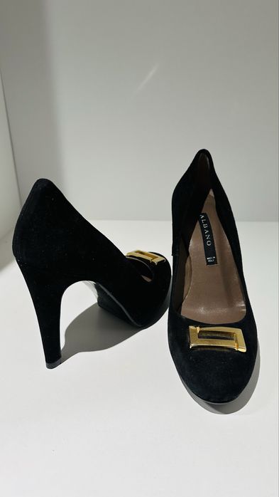 Туфли замша натуральная