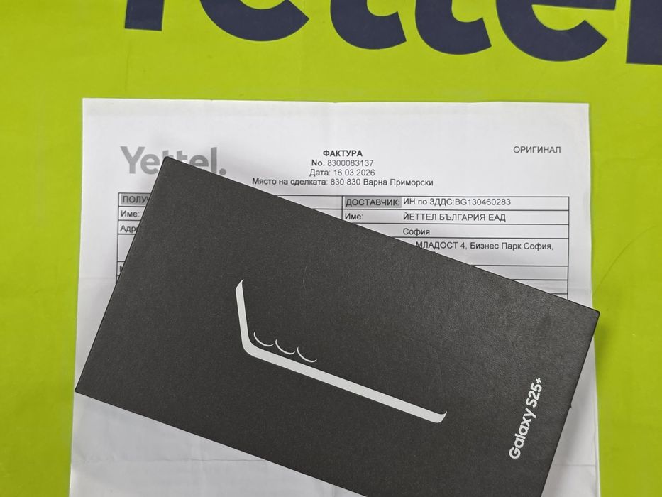 *** 256Gb Samsung S25 Plus Гаранция Yettel 2029г. Navy / Син