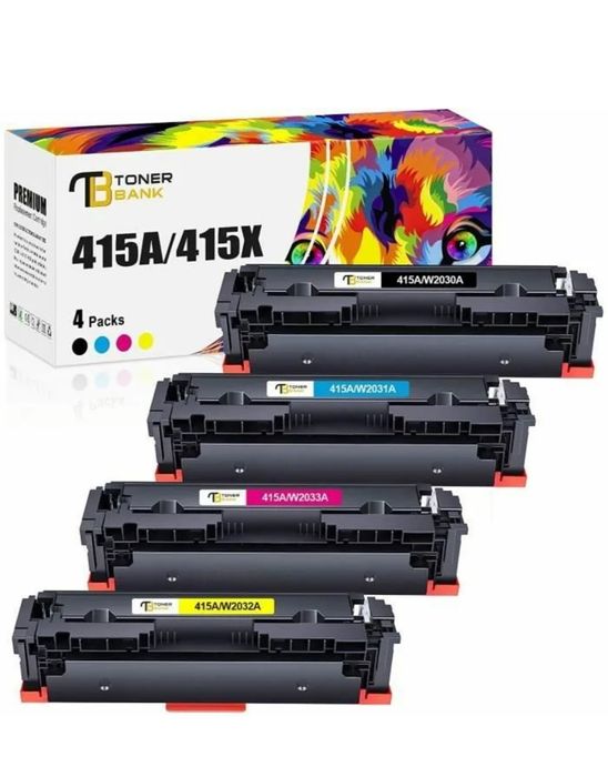 Картриджи цветные CF415a, w2030, w2031, w2032, w2033 без чипов