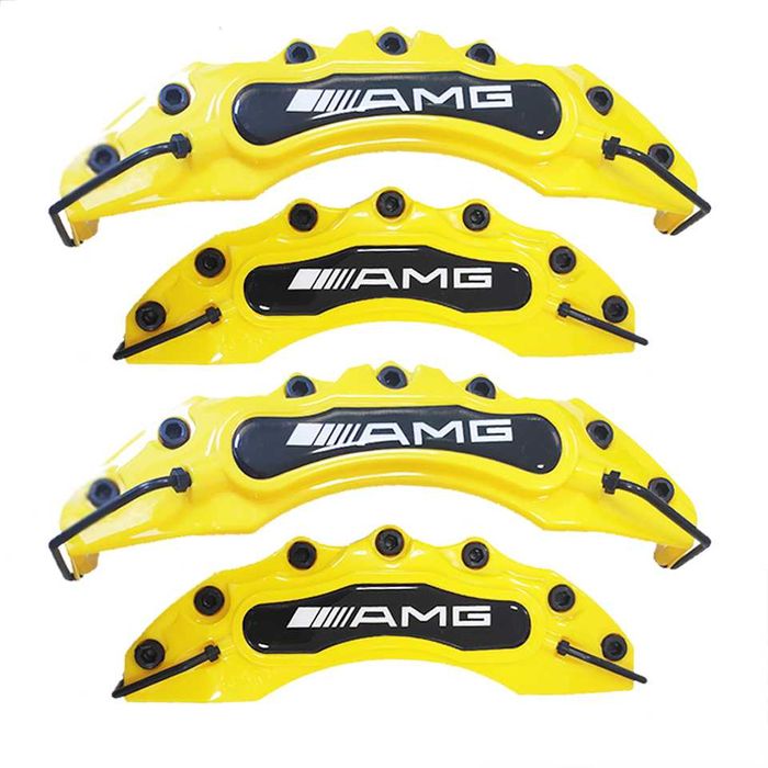 Капаци за спирачни апарати Mercedes AMG жълти комплект