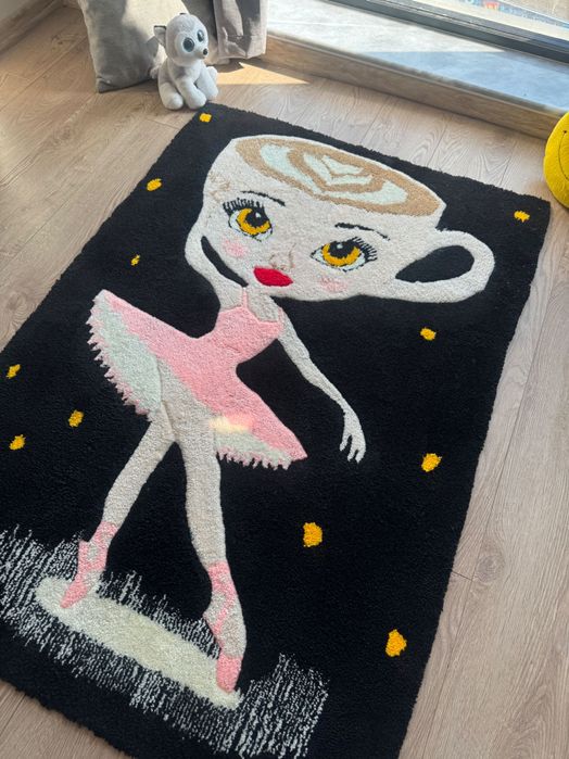 Подарък за дете - детски килим, Балерина Капучино
