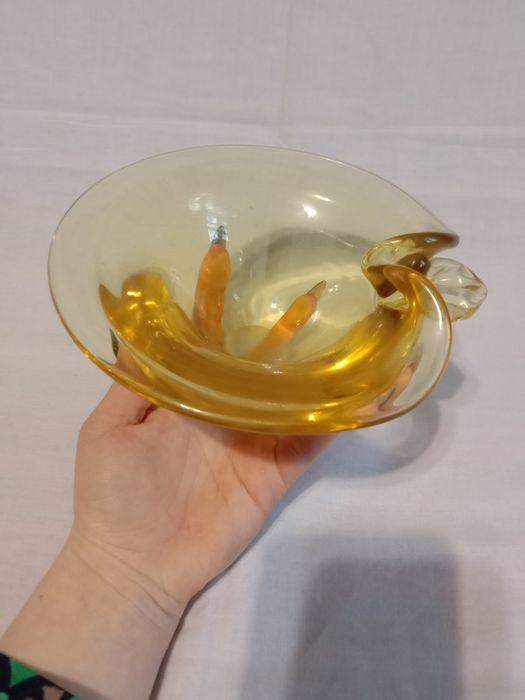 Вазочки чешское стекло СССР