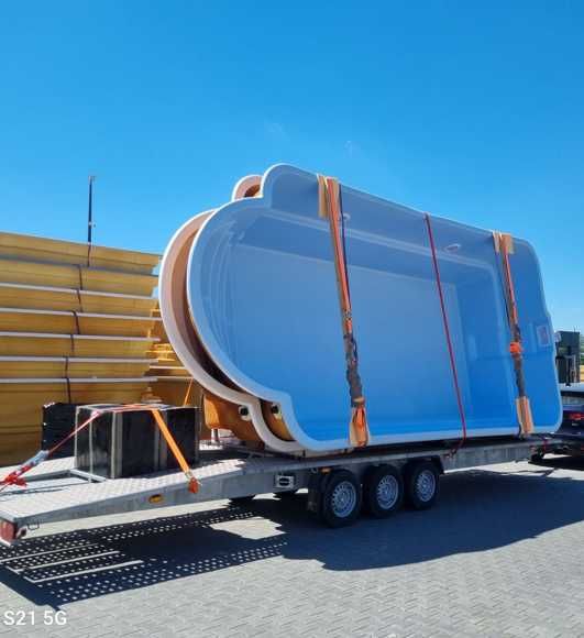 Vand si montez piscina fibra de sticla 7 x 3.2 x 1.5