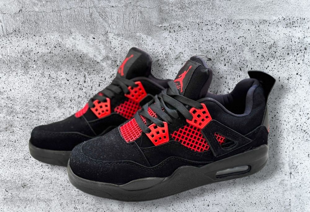 Adidasi Air Jordan 4 Red Thunder Marimi 36-44 Unisex