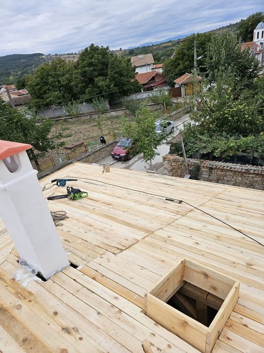 Ремонт на покриви,Безшевни улуци, Водостоци, Частични ремонти, Хидроиз