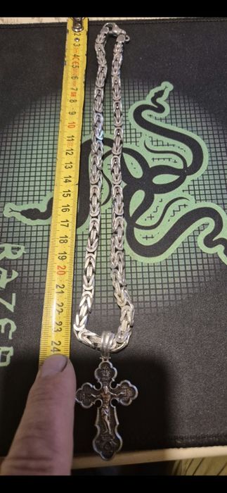 Сребърен ланец с проба 925 .110 g