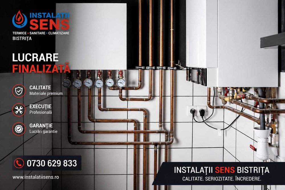 Centrale termice Bistrița | Gaz, Lemn și Peleți | Vânzare + montaj