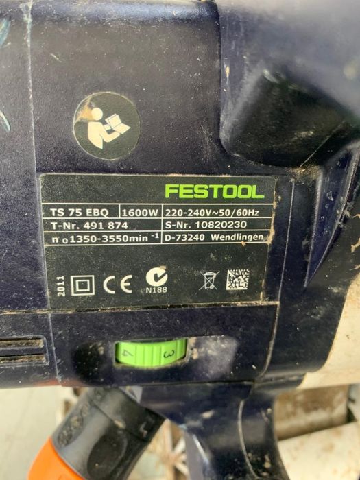 Festool ts75ebq fierastrau circular