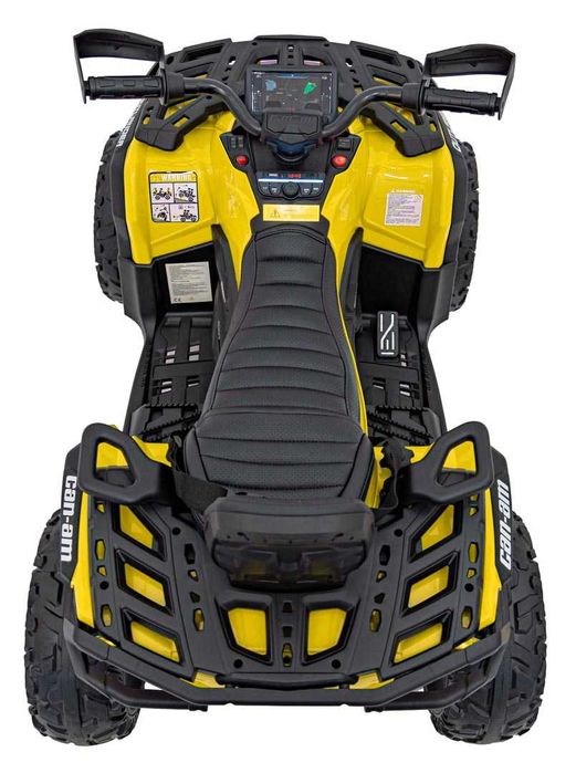 ATV electric pt copii Autokids Can-AM OUTLANDER 24V 4x4  (005) Galben