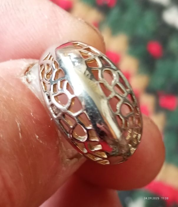 Тоза кумуш узук (колцо из чистое серебро)