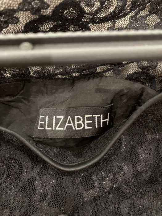 Коктейлна рокля, плат, кожа, дантела, р-р 38