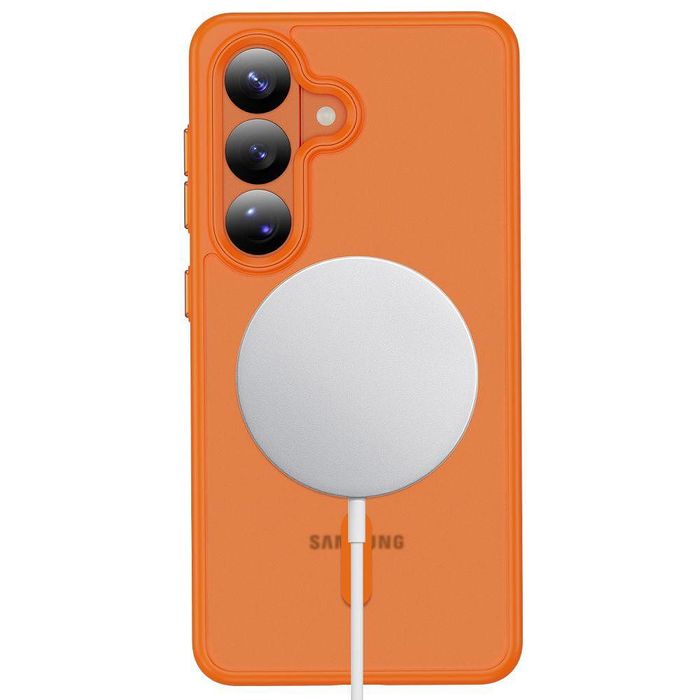 Кейс tech-protect magmat magsafe за samsung galaxy s26 – matte orange