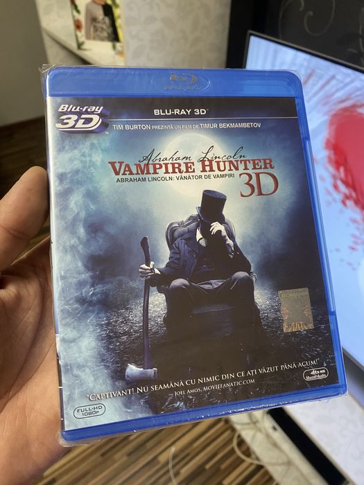 Blu-ray Abraham Lincoln Vampire Hunter 3D sigilat