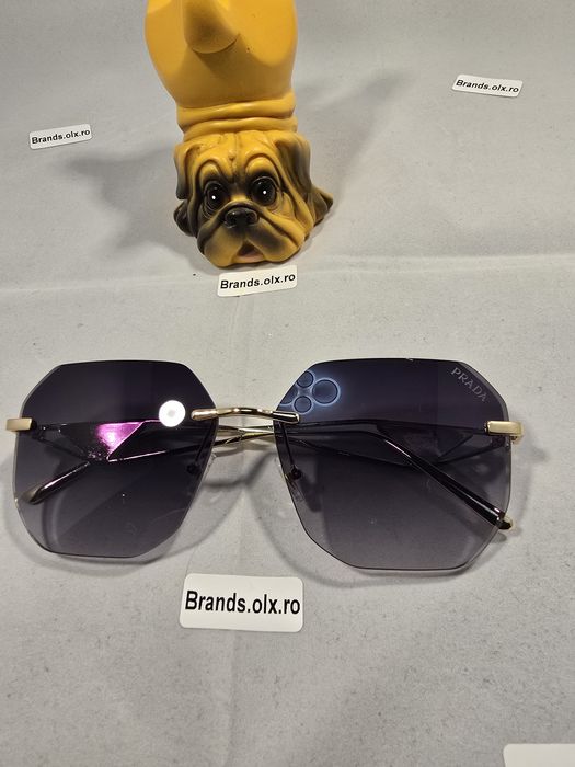 Ochelari de soare Prada, Gold, 63027, made in Italy