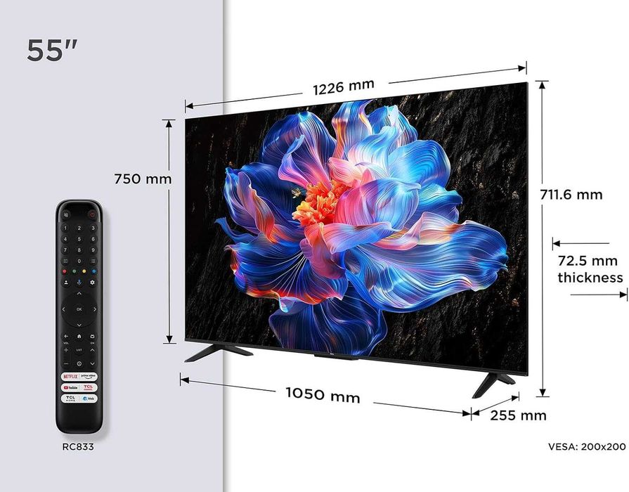 TCL 55V6C Direct LED 4K HDR - Smart TV